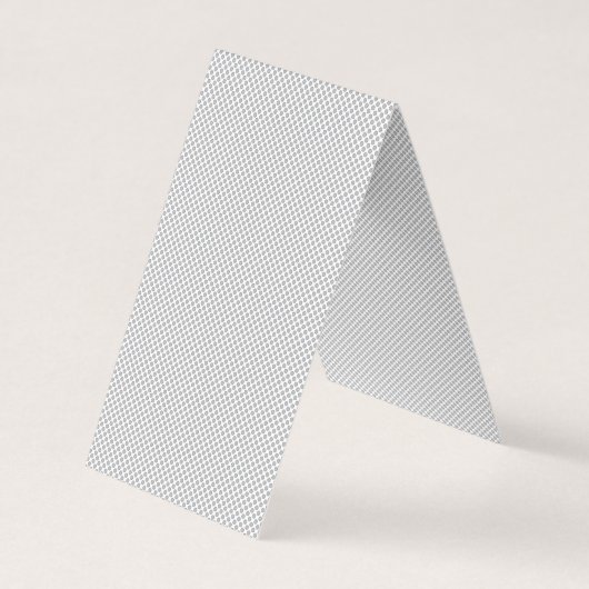 Minimal Grey Polka Dot Pattern 名刺 (正面)