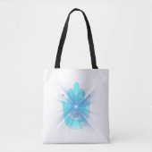 Minimal Hand & Eye Symbol Tote Bag – Spiritual & M トートバッグ (正面)