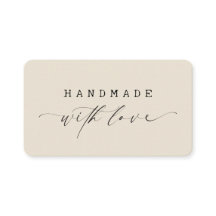 Minimal Handmade with Love Script カスタムロゴ