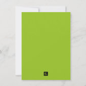 Minimal Happy Birthday Card – Modern Typography 招待状 (裏面)