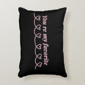 Minimal Heart Arrow Valentine T-Shirt アクセントクッション (正面(垂直))