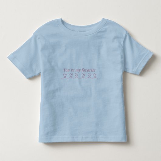 Minimal Heart Arrow Valentine T-Shirt トドラーTシャツ (正面)
