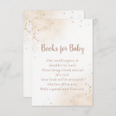 Minimal Heart Books for Baby Card – Blush Pink エンクロージャーカード (正面/裏面)
