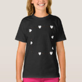 Minimal Heart Kids T-Shirt – Cute Love Design Tシャツ (正面)