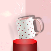 Minimal Heart Pattern Mug | Soft Pink Giftable Cup マグカップ