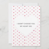 Minimal Heart Pattern Valentine's Day Card (正面)