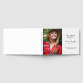 Minimal In Loving Memroy Photo Remembrance ゲストブック (全面)