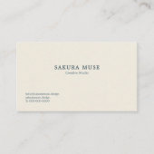 Minimal Japanese Business Card  名刺 (正面)