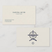 Minimal Japanese Business Card  名刺 (正面/裏面)