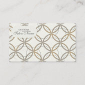 Minimal Japanese Pattern Design – Elegant Seigaiha 名刺 (裏面)