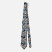 Minimal Japanese Pattern Necktie – Asanoha Wave ネクタイ (正面)