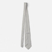 Minimal Japanese Pattern Necktie – Seigaiha Design ネクタイ (裏面)