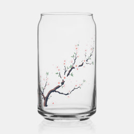 Minimal Japanese Tree Branch ガラス缶