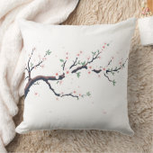 Minimal Japanese Tree Branch クッション (ブランケット)