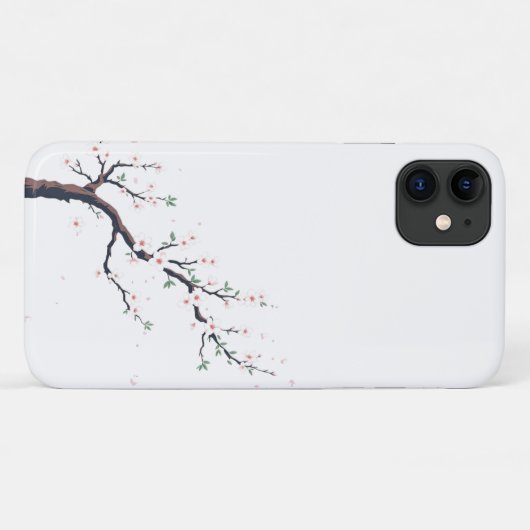 Minimal Japanese Tree Branch Case-Mate iPhoneケース (裏面(横))