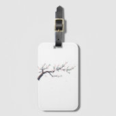 Minimal Japanese Tree Branch Luggage Tag ラゲッジタグ (正面縦)