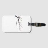 Minimal Japanese Tree Branch Luggage Tag ラゲッジタグ (正面横)