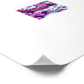 Minimal Landscape Art Print ポスター (角)