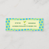 Minimal Lets Do Lunch スキニー名刺 (裏面)