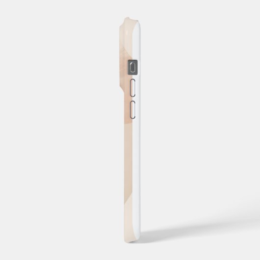 Minimal Letter A Phone Case – Modern Initial Desig iPhoneケース (左側面)