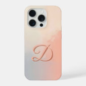 Minimal Letter D Phone Case – Aesthetic Monogram D iPhoneケース (裏面)