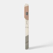 Minimal Letter F Phone Case – Calm Aesthetic Desig iPhoneケース (左側面)