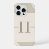 Minimal Letter H Phone Case iPhoneケース (裏面)