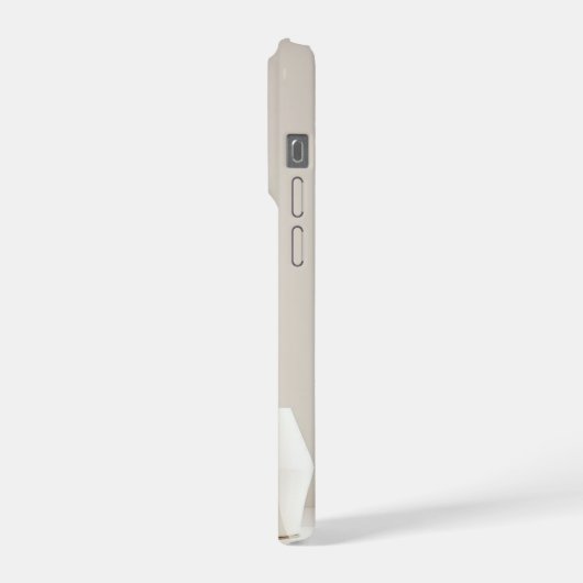 Minimal Letter I Phone Case – Aesthetic Monogram A iPhoneケース (左側面)