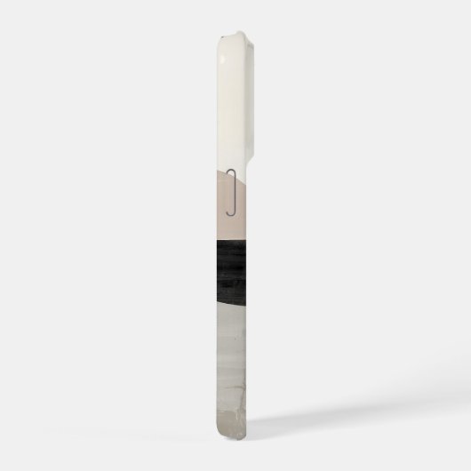 Minimal Letter J Phone Case – Calm Aesthetic Desig iPhoneケース (右側面)