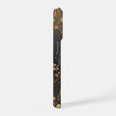 Minimal Letter M Phone Case – Aesthetic Abstract M iPhoneケース (右側面)