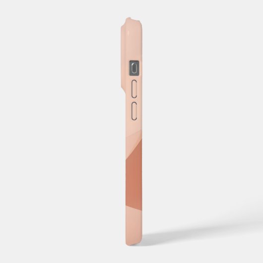 Minimal Letter Q Phone Case – Aesthetic Neutral De iPhoneケース (左側面)