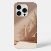 Minimal Letter T Phone Case – Calm Aesthetic Abstr Case-Mate iPhoneケース (裏面)