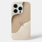 Minimal Letter W Phone Case – Aesthetic Monogram Case-Mate iPhoneケース (裏面)