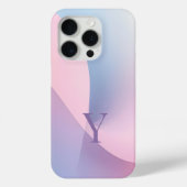 Minimal Letter Y Phone Case – Aesthetic Abstract D Case-Mate iPhoneケース (裏面)