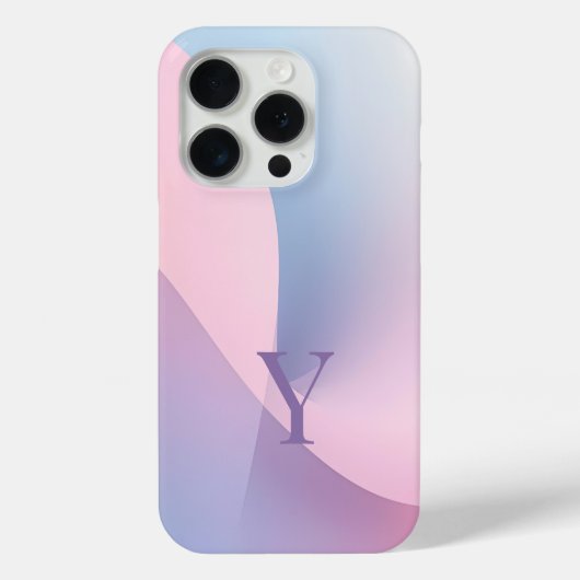 Minimal Letter Y Phone Case – Aesthetic Abstract D Case-Mate iPhoneケース (裏面)