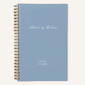 Minimal Letters to My Husband ノートブック (正面)