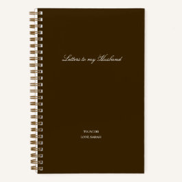 Minimal Letters to My Husband ノートブック