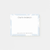 Minimal light dusty blue brushstrokes ポストイット (正面)