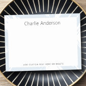 Minimal light dusty blue brushstrokes ポストイット