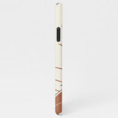 Minimal Lighthouse Coastal Illustration Phone Case iPhoneケース (右側)