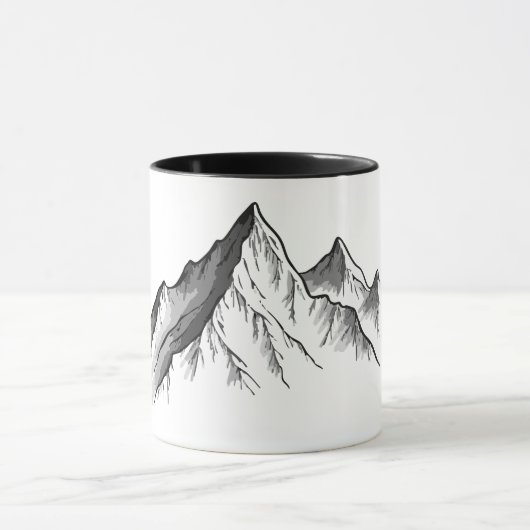 Minimal Line Mountain マグカップ (中央)