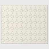 Minimal Lingerie Pattern Chic Feminine Aesthetic ラッピングペーパー (フラット)