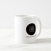 Minimal Logo Business Branding Design mug コーヒーマグカップ (正面右)