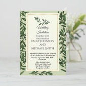 Minimal Luxury Wedding Invitation  招待状 (スタンド正面)