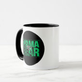 Minimal Mama Bear Typography Art マグカップ (正面左)