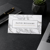 Minimal Marble Consultant 名刺