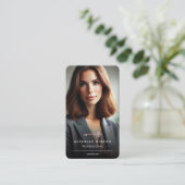 Minimal Marketing Professional Business Card コーリングカード (スタンド正面)