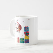 Minimal Merry Christmas Coffee Mug コーヒーマグカップ (正面左)