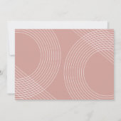 Minimal Modern Arch Photo Graduation Announcement 招待状 (裏面)