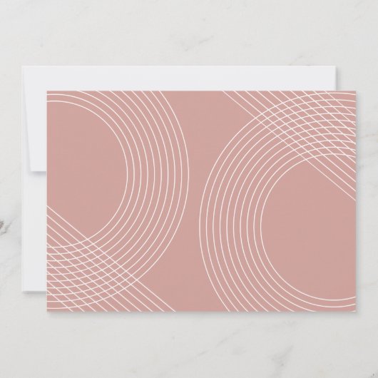 Minimal Modern Arch Photo Graduation Announcement 招待状 (裏面)